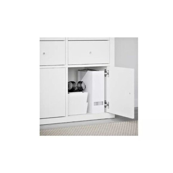 IKEA KALLAX WHITE INSERT WITH DOOR 33 X 33CM 13 X 13"  202.781.67 - Picture 3 of 6